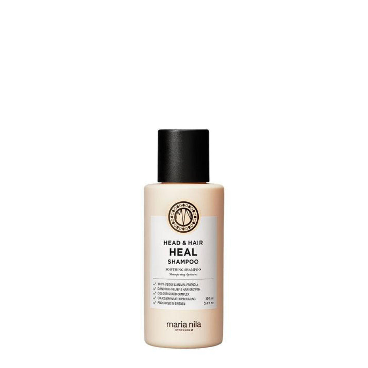 Maria Nila, Head & Hair Heal, Aloe Vera Extract, Hair Shampoo, Invigorating & Soothing, 100 ml