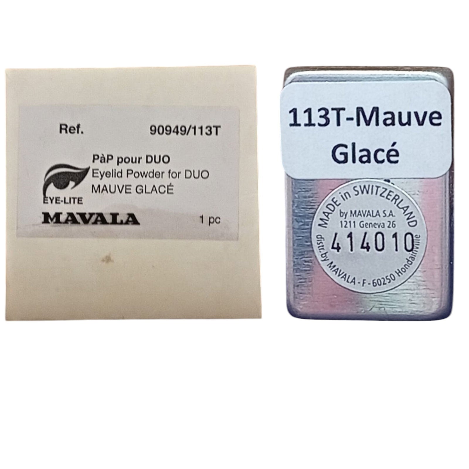 Mavala, Duo Satin, Eyeshadow Powder, Mauve Glace, x, 1.2 g *Tester