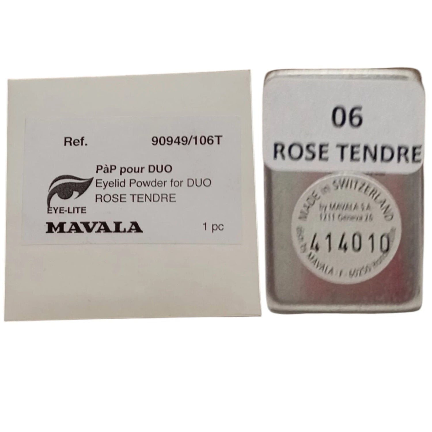 Mavala, Duo Satin, Eyeshadow Powder, Rose Tendre, x, 1.2 g *Tester