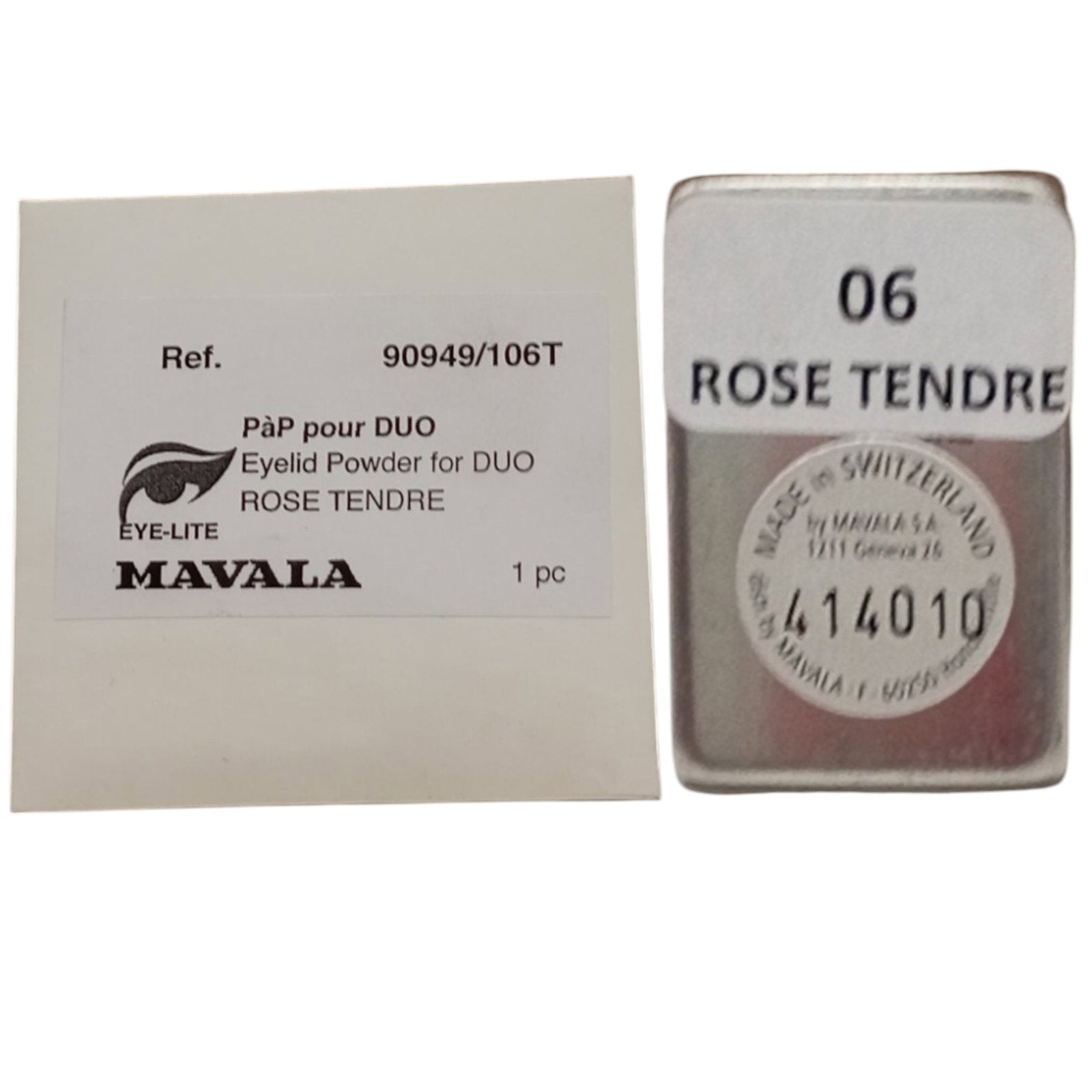 Mavala, Duo Satin, Eyeshadow Powder, Rose Tendre, x, 1.2 g *Tester