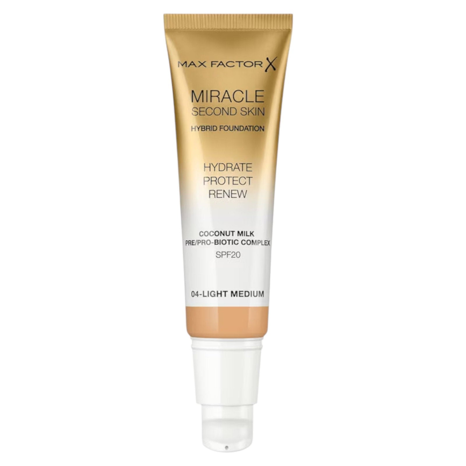 Max Factor, Miracle Touch, Radiant, Compact Foundation, 04, Light Medium, SPF20, 30 ml