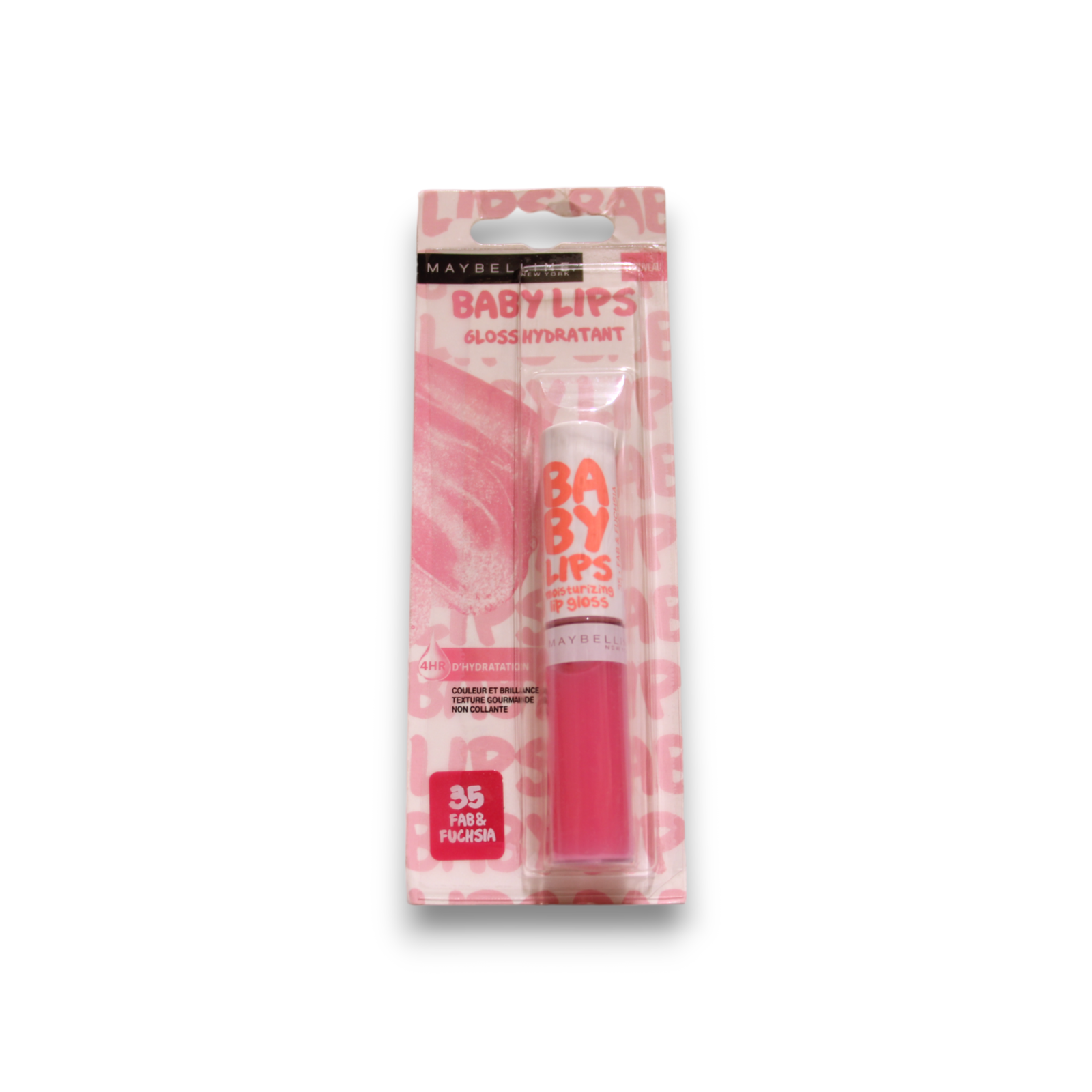 Maybelline, Baby, Lip Gloss, 35, Fab & Fuchsia, 5 ml