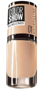 Maybelline, Color Show 60 Seconds, Nail Polish, Nr. 1, Go Bare, 7 ml