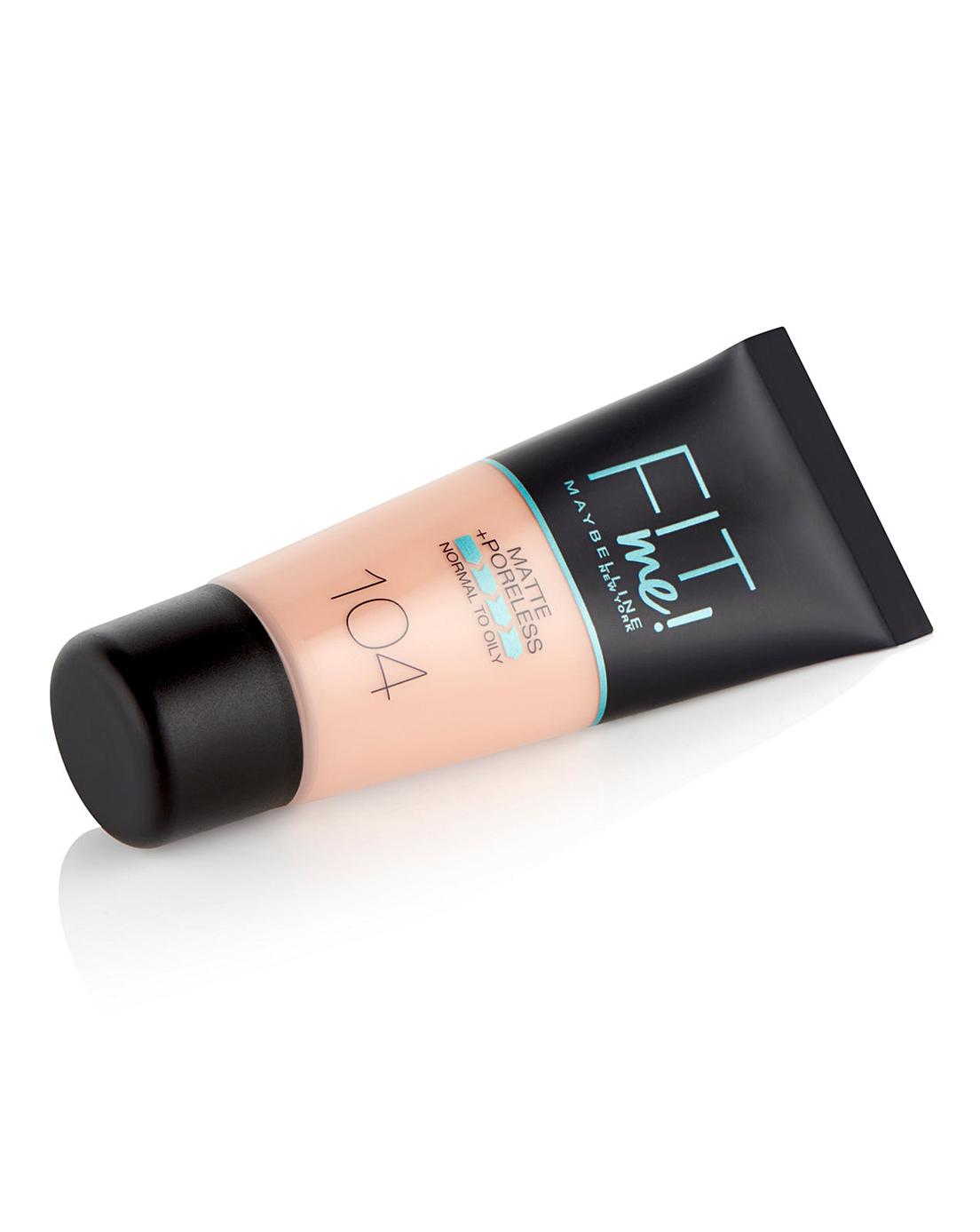 Maybelline, Fit Me Matte + Poreless, Liquid Foundation, 104, Soft Ivory, 30 ml