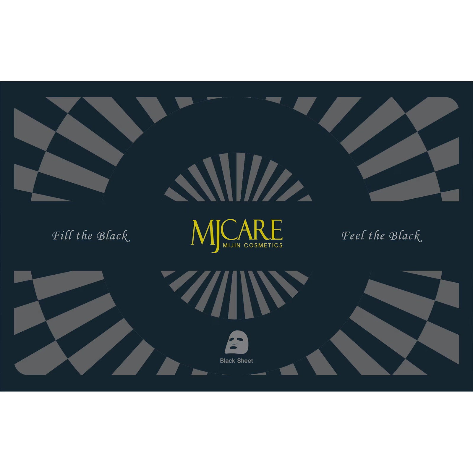 Mijin, Mjcare, Charcoal, Eliminates Impurities, Sheet Mask, For Face, 25 ml