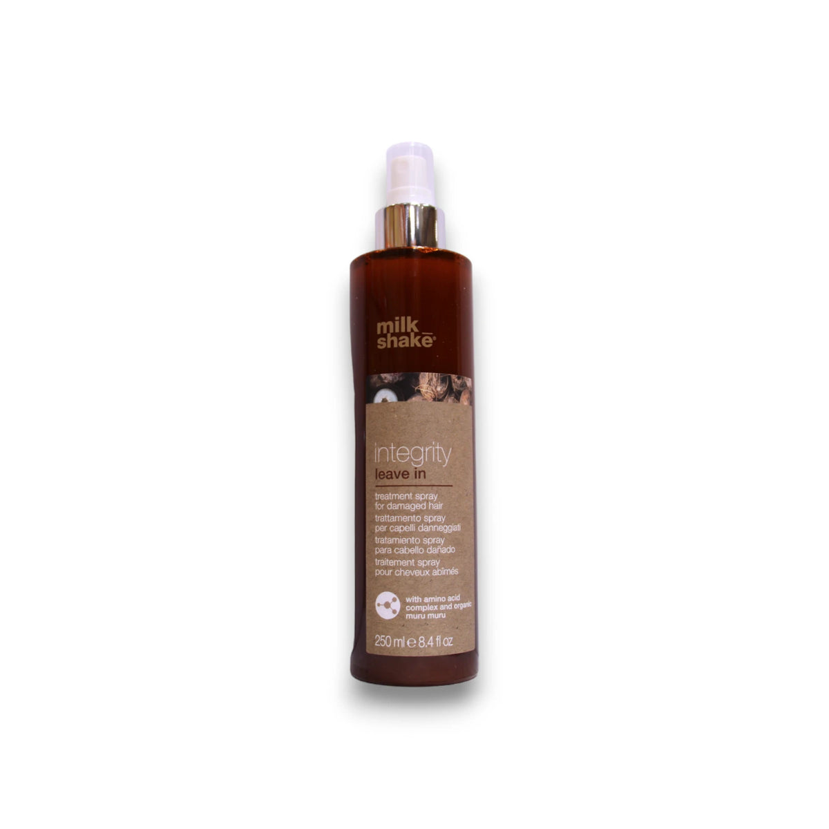 Milk Shake, Integrity Reconstruction System Leave-in, Hyaluronic Acid, Hair Spray Treatment, For Strengthening, 250 ml