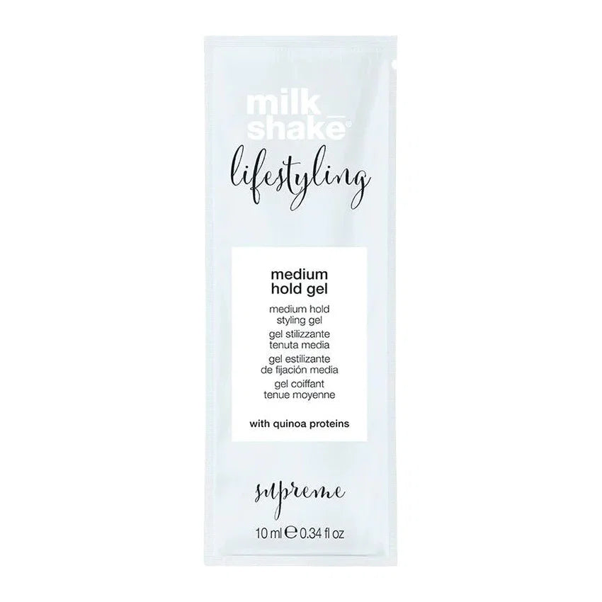 Milk Shake, Lifestyling, UV Filter, Hair Styling Gel, For Styling, Medium Hold, 10 ml