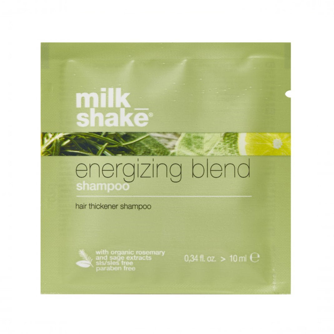 Milk Shake, Energizing Blend, Sulfates-Free, Hair Shampoo, Thickening, 10 ml