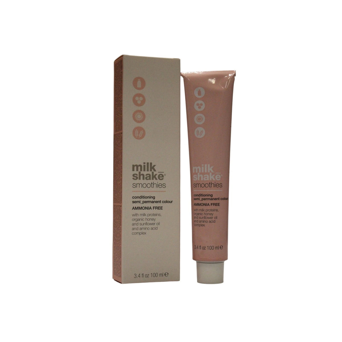 Milk Shake, Smoothies, Semi-permanent hårfarve, 10.16 Platinum Intense Pink Ash Blonde, 100 ml