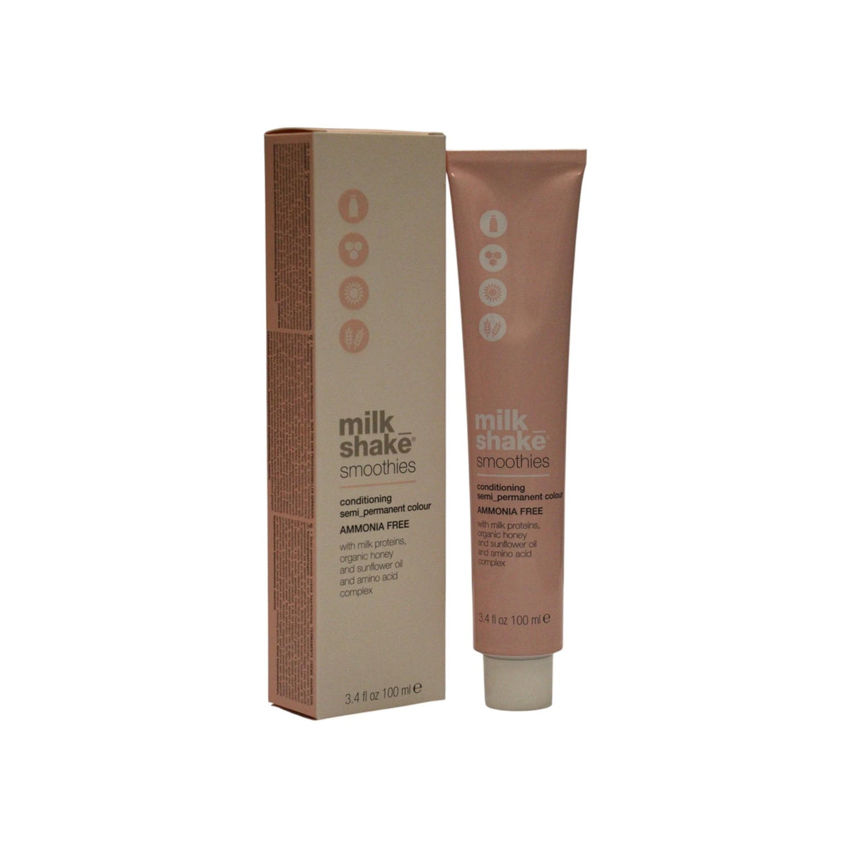 milk_shake Smoothies Plejende Semipermanent Farve 9.34 Meget Lys Gylden Kobberblond 100 ml