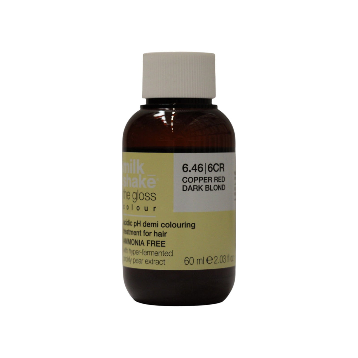 Milk Shake The Gloss Demipermanent hårfarve med sur pH 6.46 Mørkblond kobberrød 60 ml