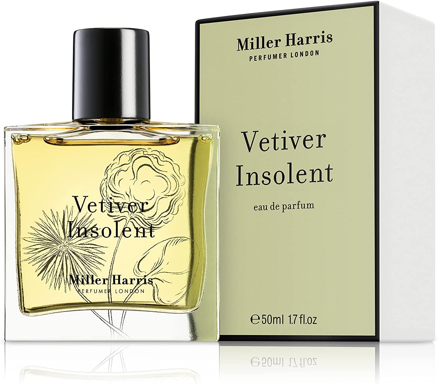 Miller Harris, Vetiver Insolent, Eau De Parfum, For Women, 50 ml