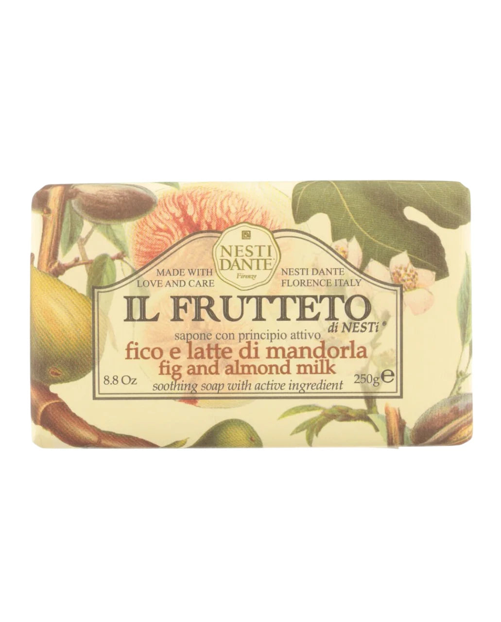 Nesti Dante, Il Frutteto, Fig & Almond Milk, Beroligende, Fast sæbe, 250 g