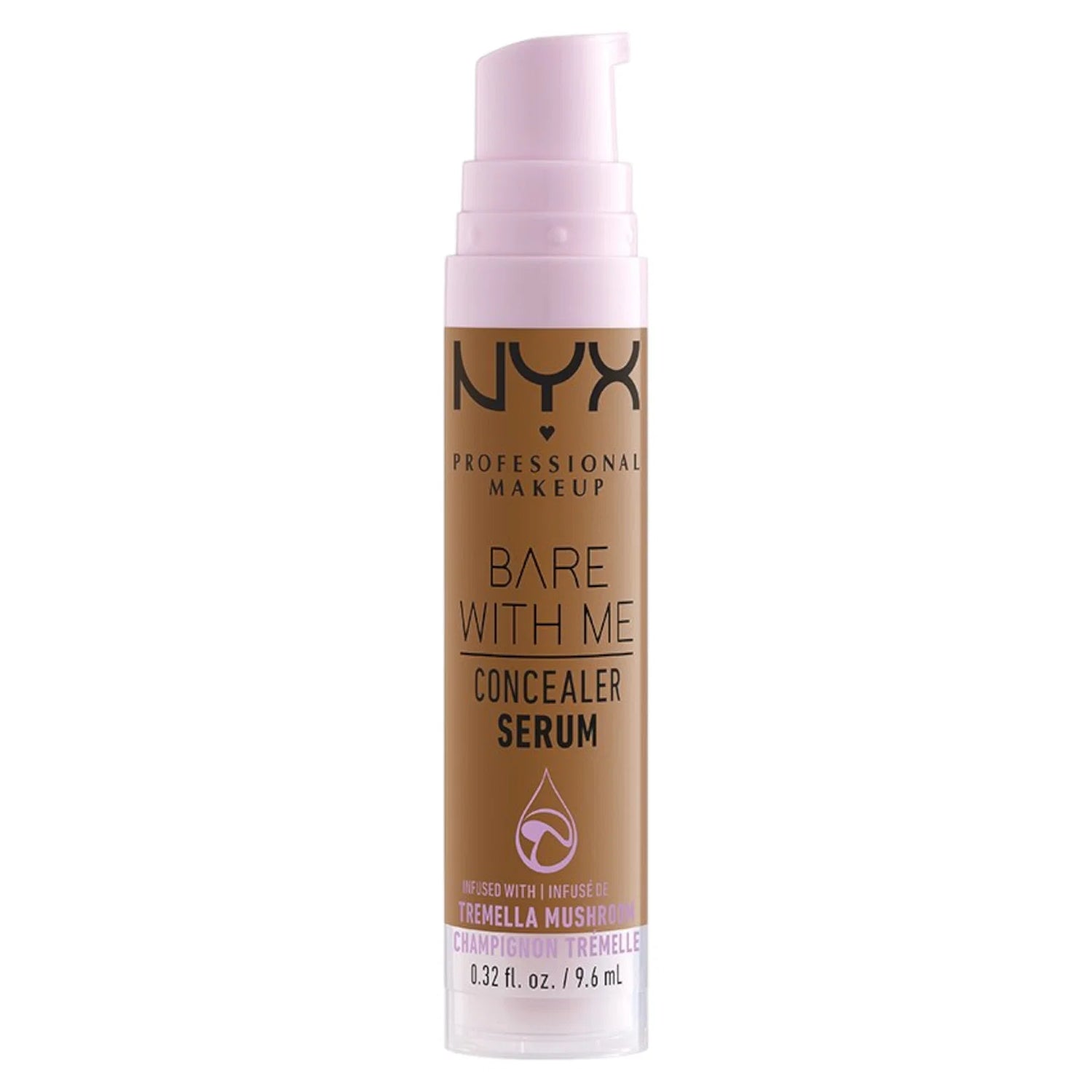 Nyx, Bare With Me, Vegan, Camouflage, Liquid Concealer, 10, Camel, 9.6 ml