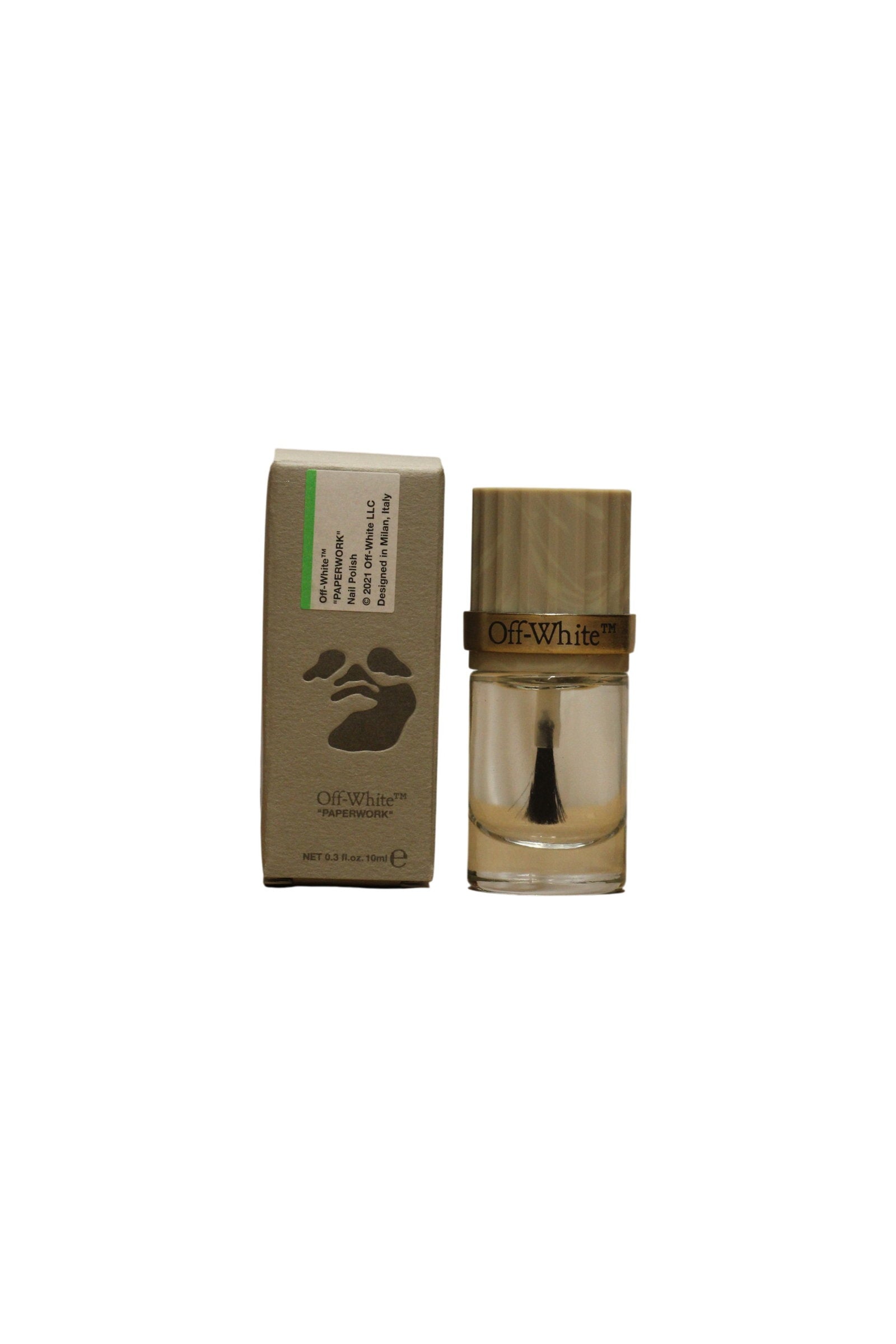 Off-White, Paperwork, Top Coat, Nail Polish, 10 ml
