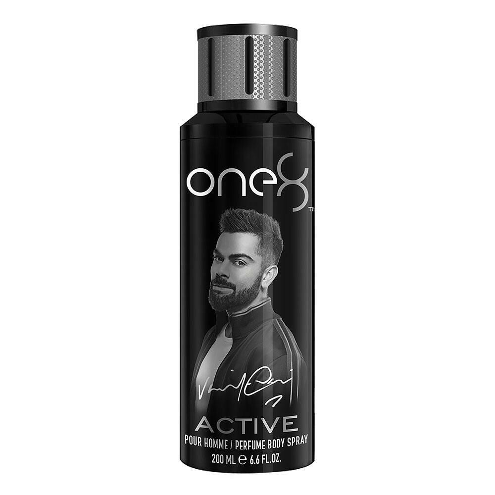 One 8, Active, Scented Spray, For Men, 200 ml