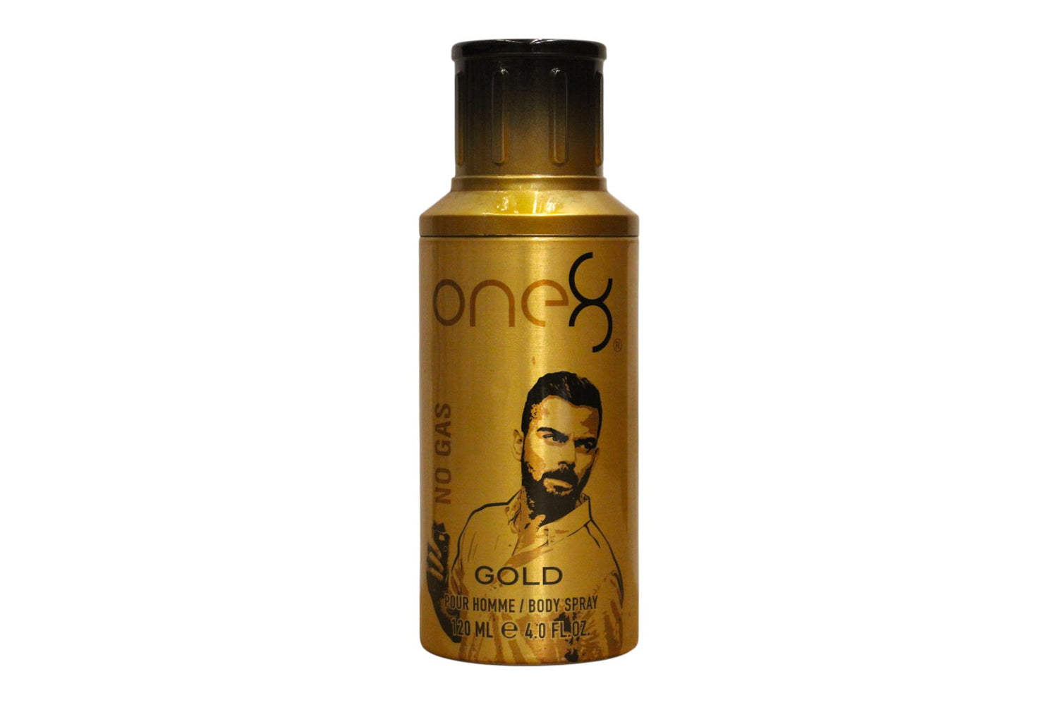 One 8, No Gas Gold, Scented Spray, For Men, 120 ml