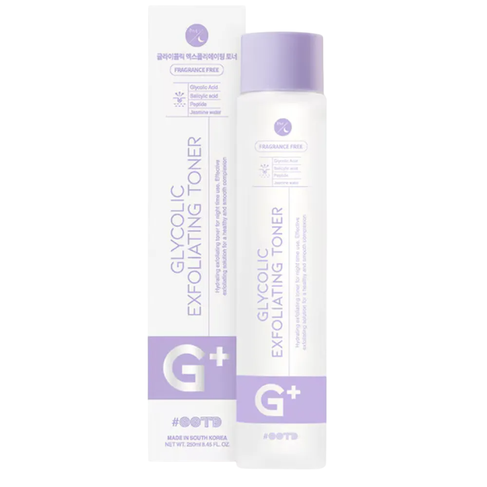 #OOTD, G+, Exfoliating, Cleansing Toner, 250 ml