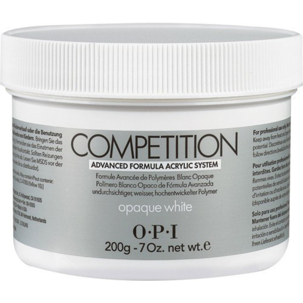 Opi, Competition, Acrylic Nail Powder, Opaque White, 200 g