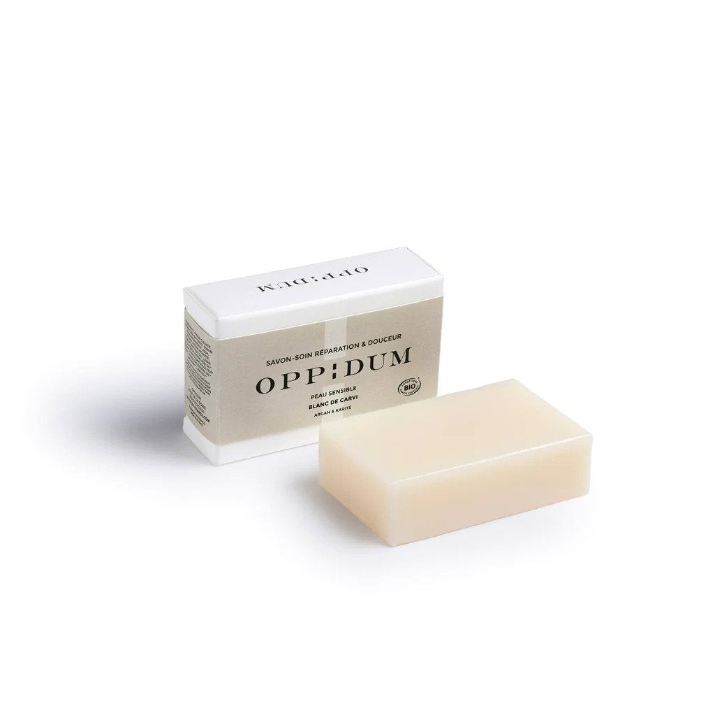 Oppidum, Blanc De Carvi, Cleansing & Soothing, Soap Bar, 100 g