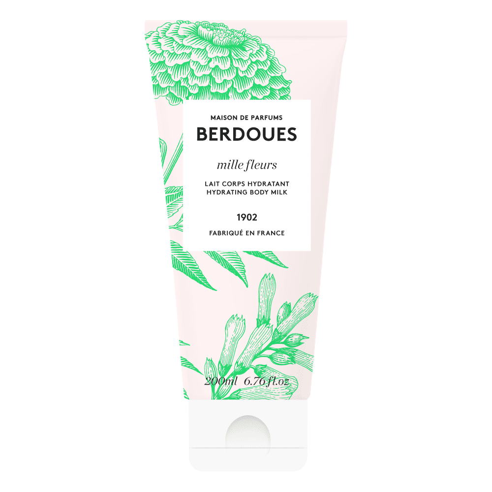 Parfums Berdoues, Mille Fleurs, Hydrating, Body Milk, Daily, 200 ml