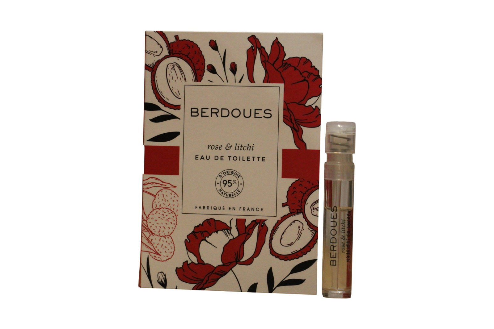 Parfums Berdoues, Rose & Litchi, Eau De Toilette, For Women, 1.2 ml *Vial