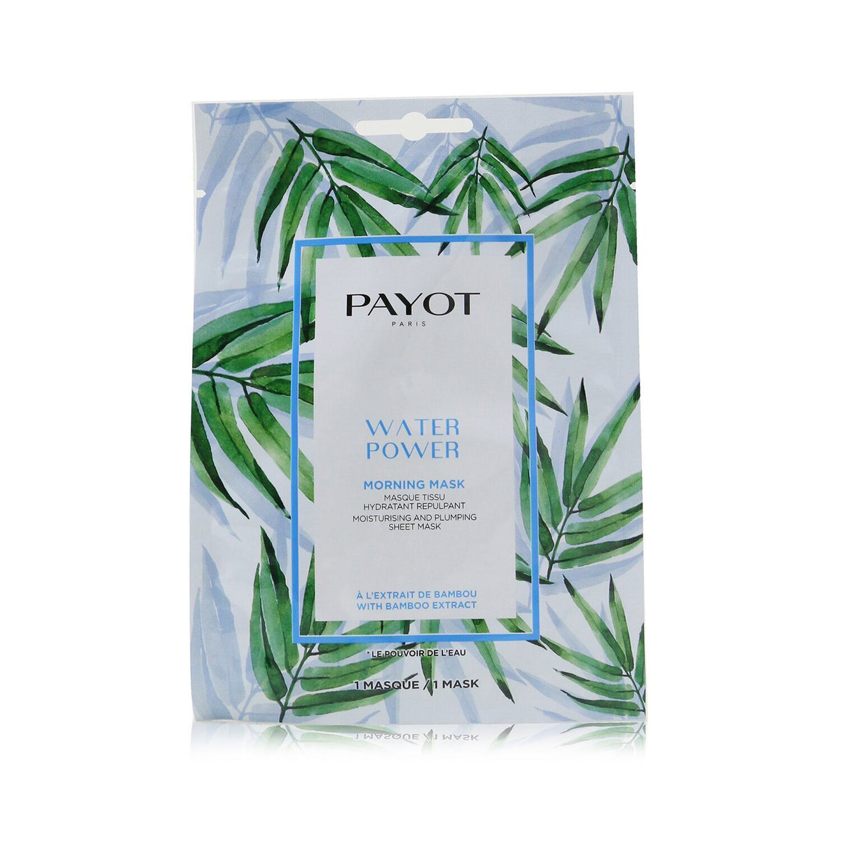 Payot, Water Power, Moisturizing & Plumping, Sheet Mask, For Face, Morning, 19 ml