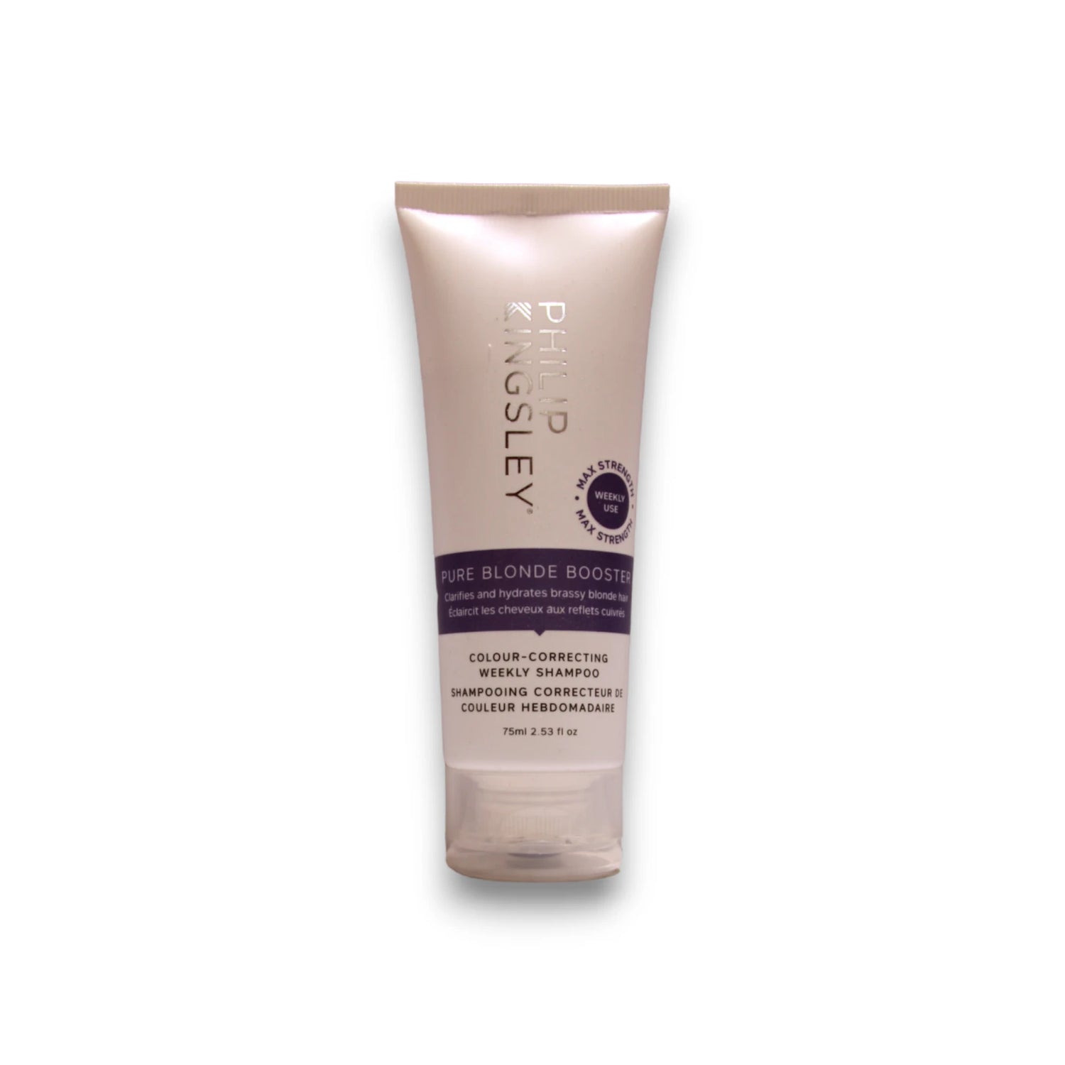 Philip Kingsley, Pure Blonde Booster, Hair Shampoo, Moisturizing & Clarifying, 75 ml