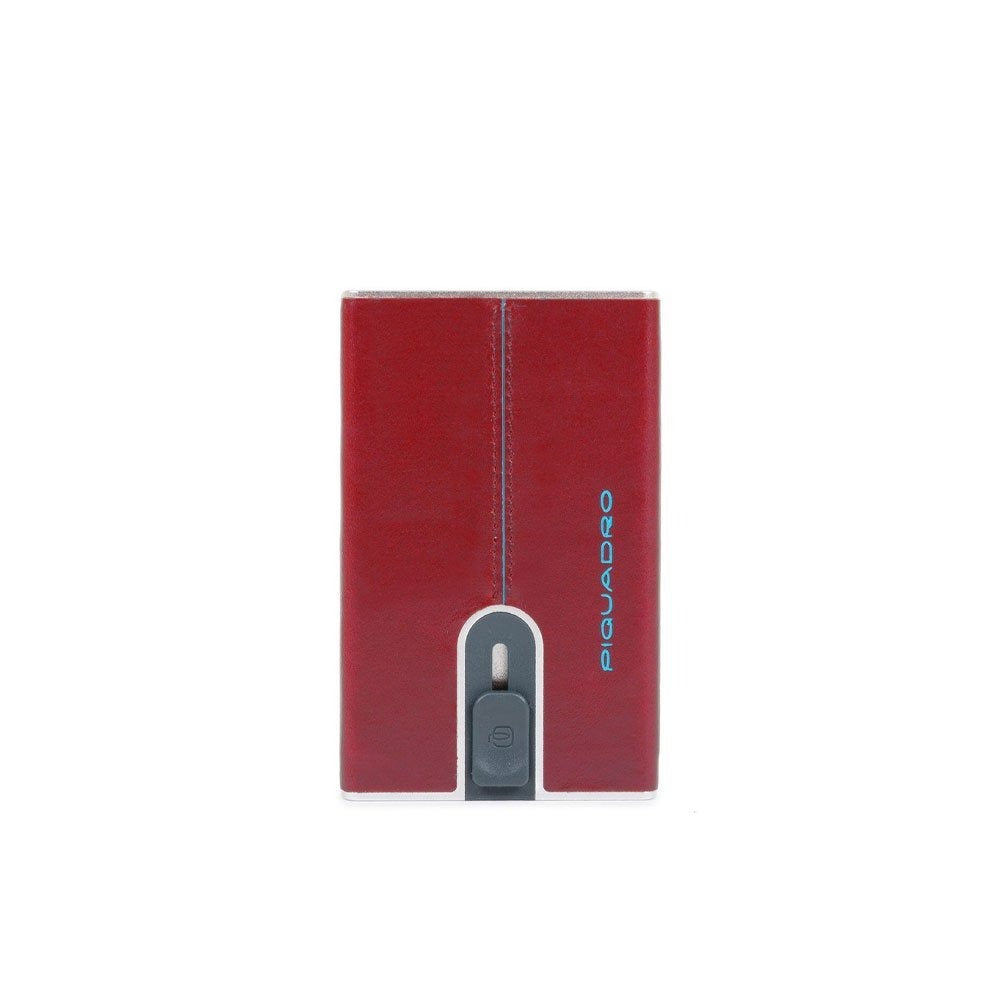 Piquadro, Blue Square Card Holders