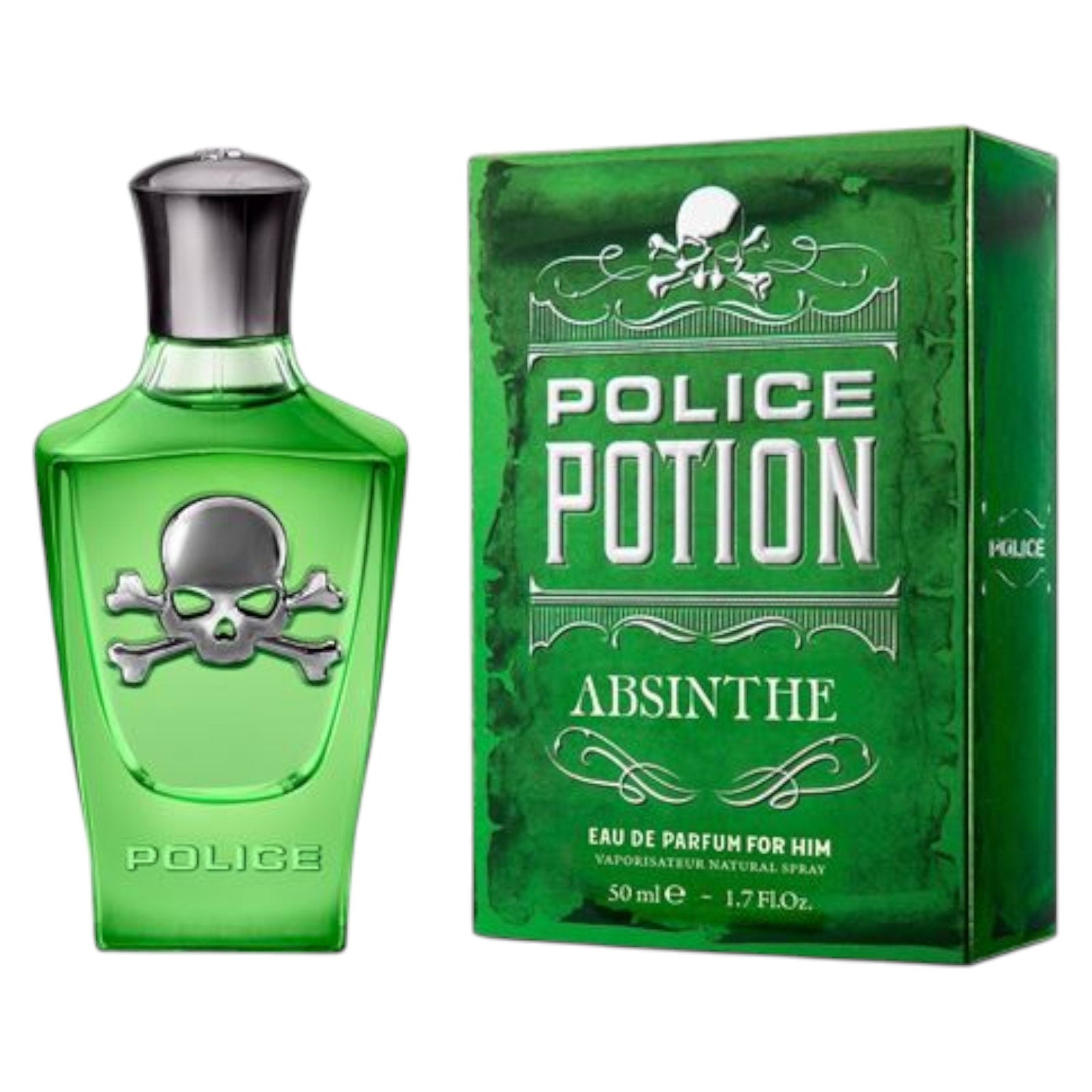 Police, Potion Absinthe, Eau De Parfum, For Men, 50 ml