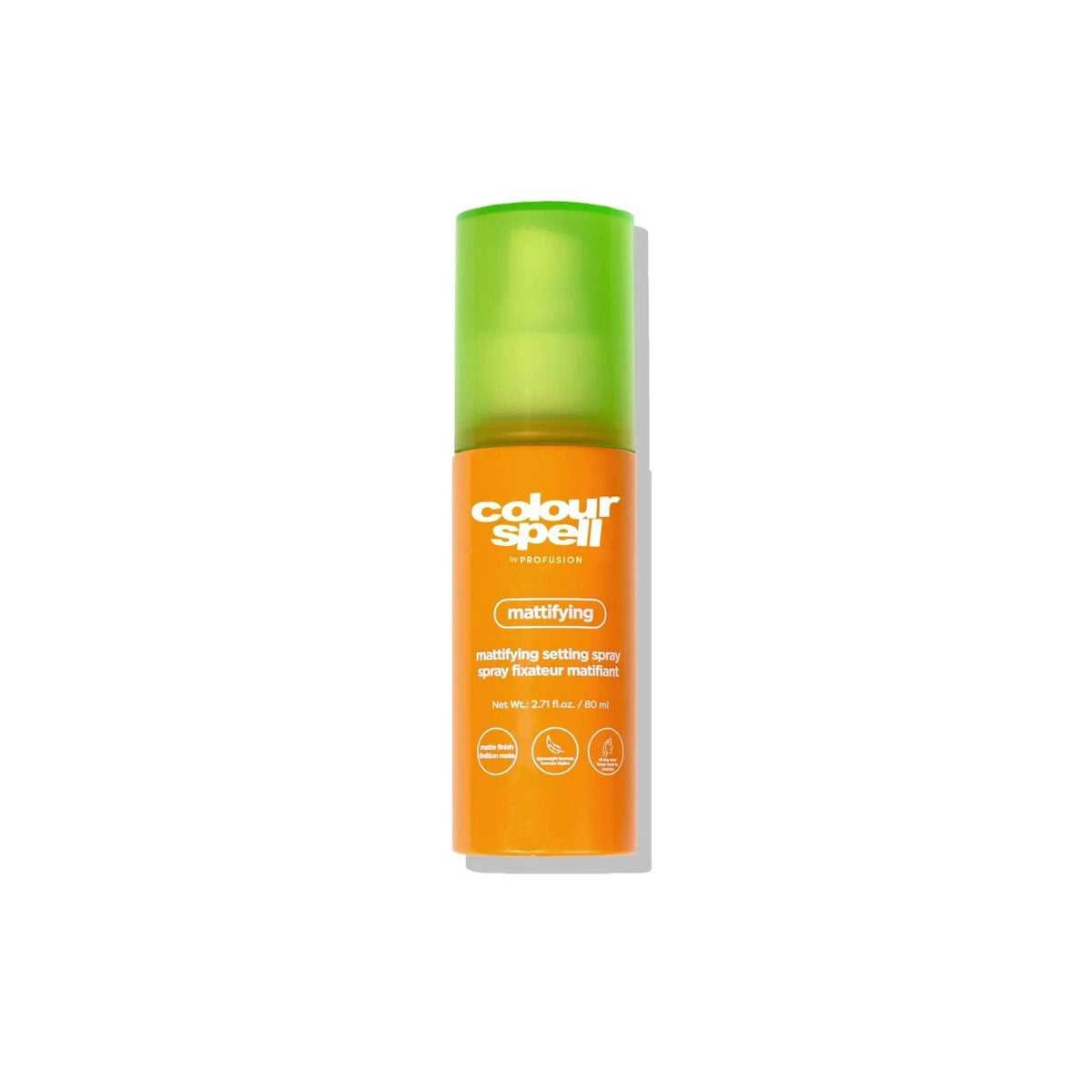 Profusion, Colour Spell, Mat, Makeupfikseringsspray, 80 ml