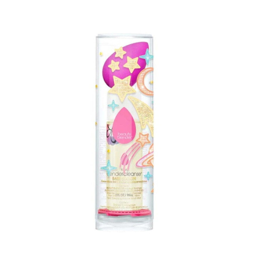 Pureness Set Beautyblender: Base Station, Makeup Sponge, Violet + Base Station, Brush & Sponge Cleanser Lotion, 90 ml + Beautyblender, Cleansing, Cleansing Pads