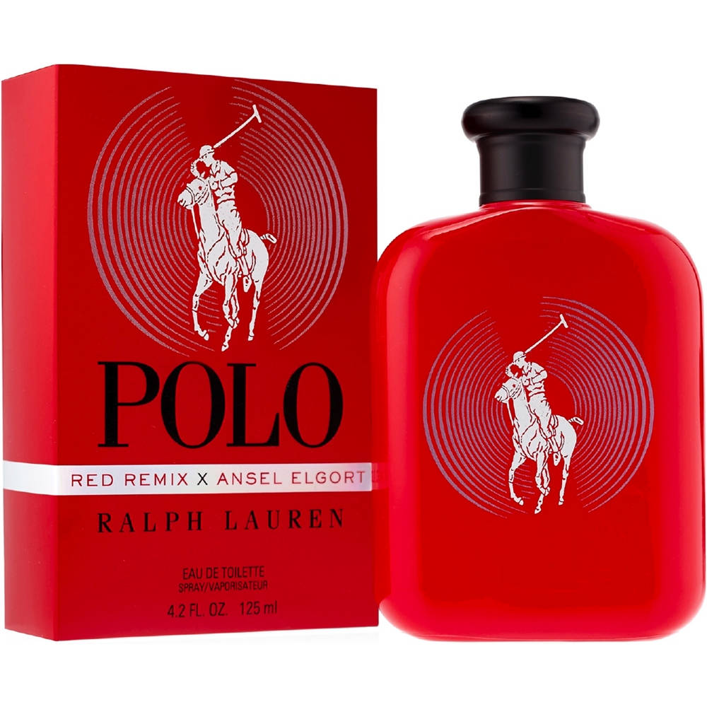 Ralph Lauren, Polo Red Remix X Ansel Elgort, Eau De Toilette, For Men, 125 ml