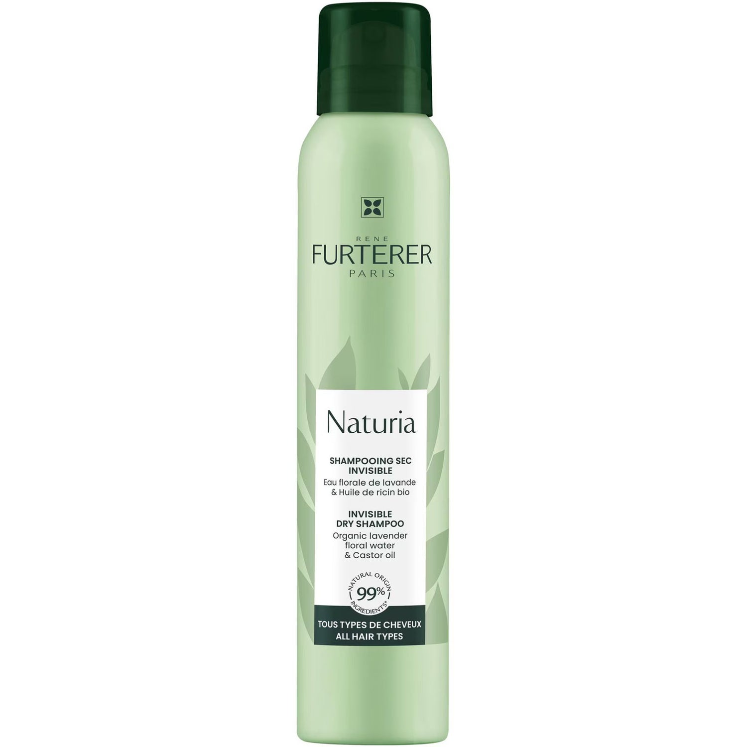 Rene Furterer, Naturia Invisible, Hair Dry Shampoo, Gentle Cleansing, 200 ml