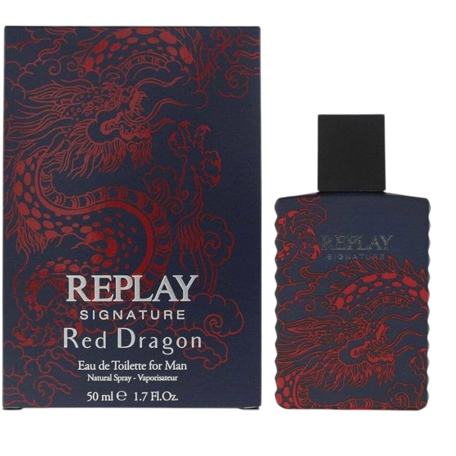 Replay, Signature Red Dragon, Eau De Toilette, For Men, 50 ml