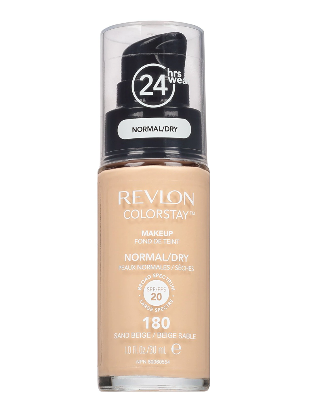 Revlon ColorStay Makeup foundation til normal/tør hud 180 Sand Beige SPF 20 - 30 ml