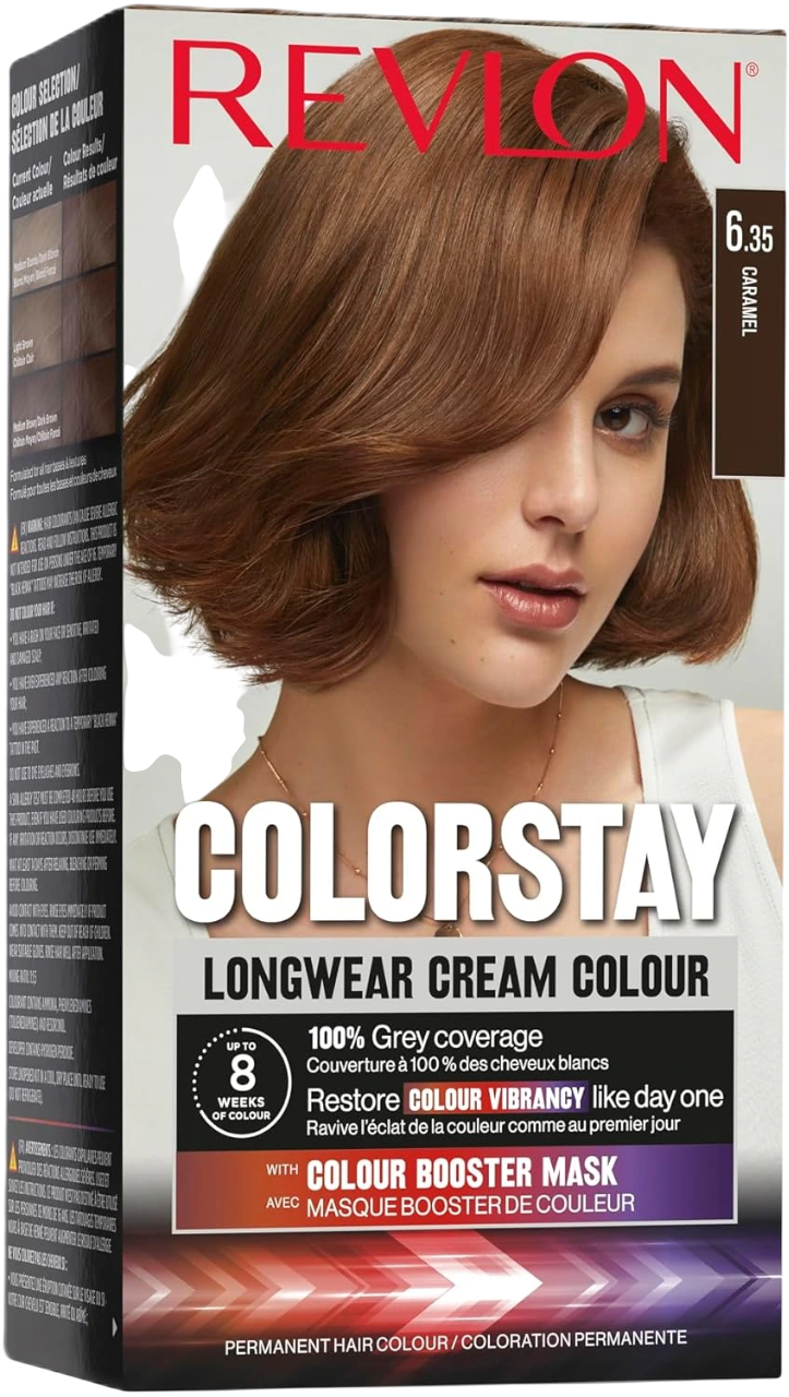 Revlon, Colorstay, Permanent Hair Dye, 6.35 Caramel, 165 ml