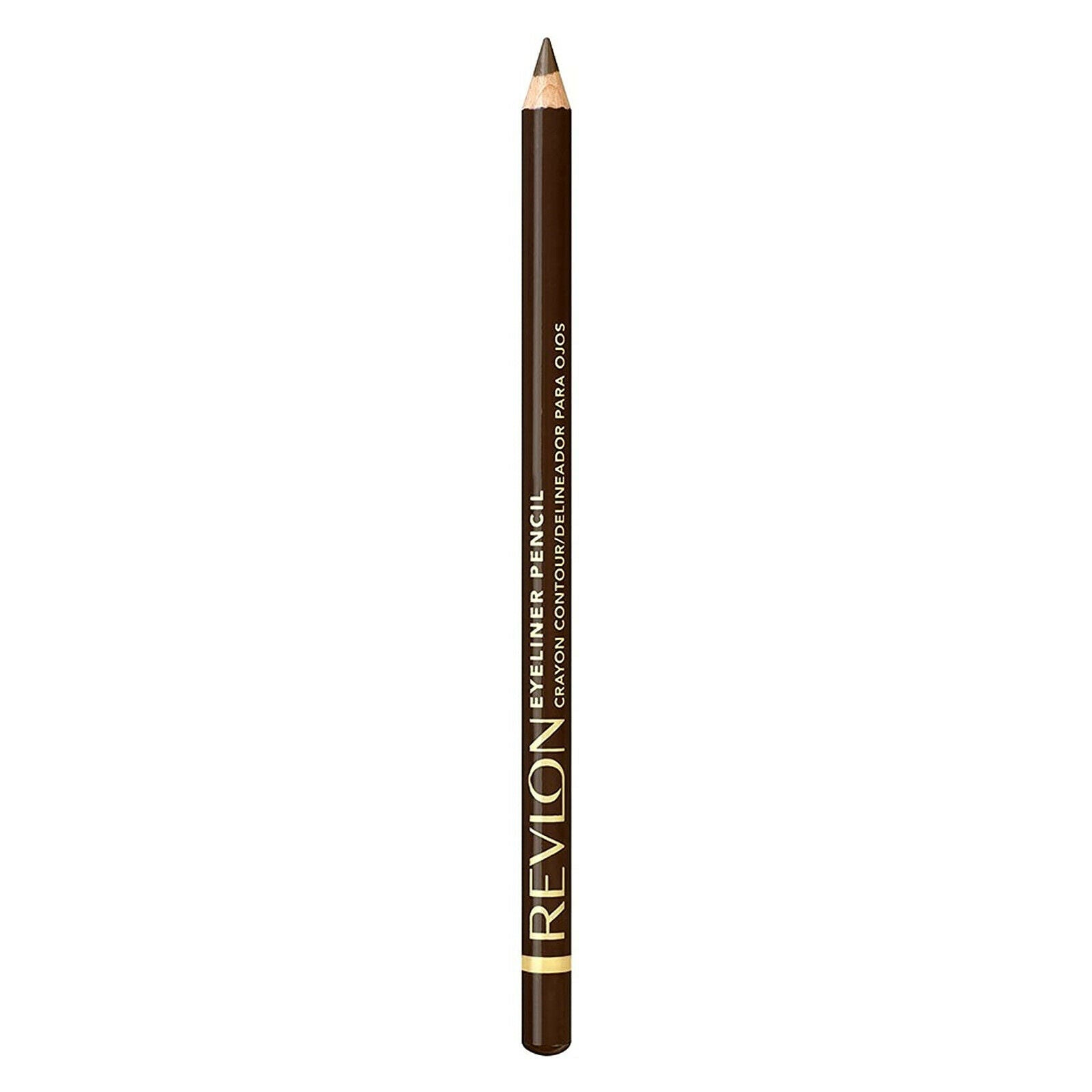 Revlon, Dipped End, Blending, Gel Pencil Eyeliner, 02, Earth Brown, 1.49 g