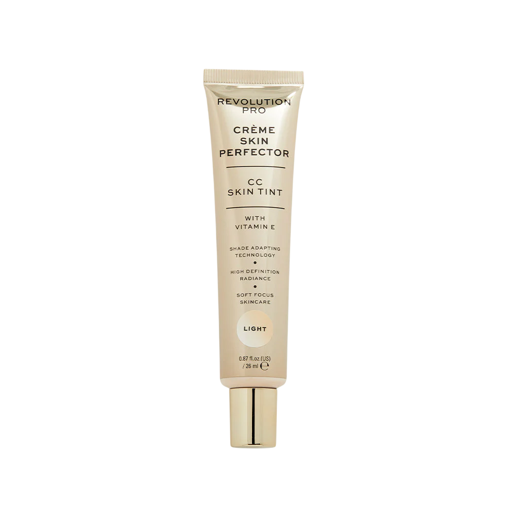 Revolution Pro, Perfecting Skin Tint, Vitamin E, Natural Radiance, CC Cream, Light, 26 ml