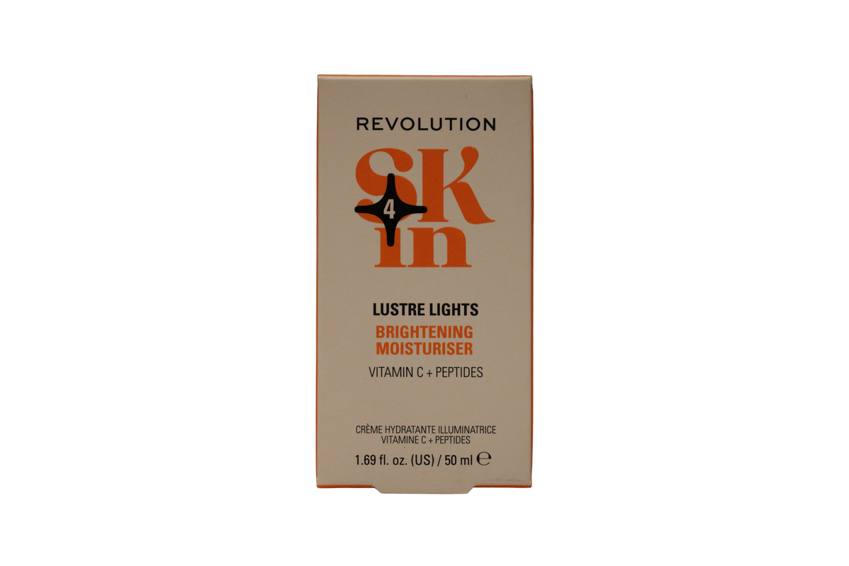 Revolution Skincare Lustre Lights gelcreme med C-vitamin og peptider, der giver glød 50 ml