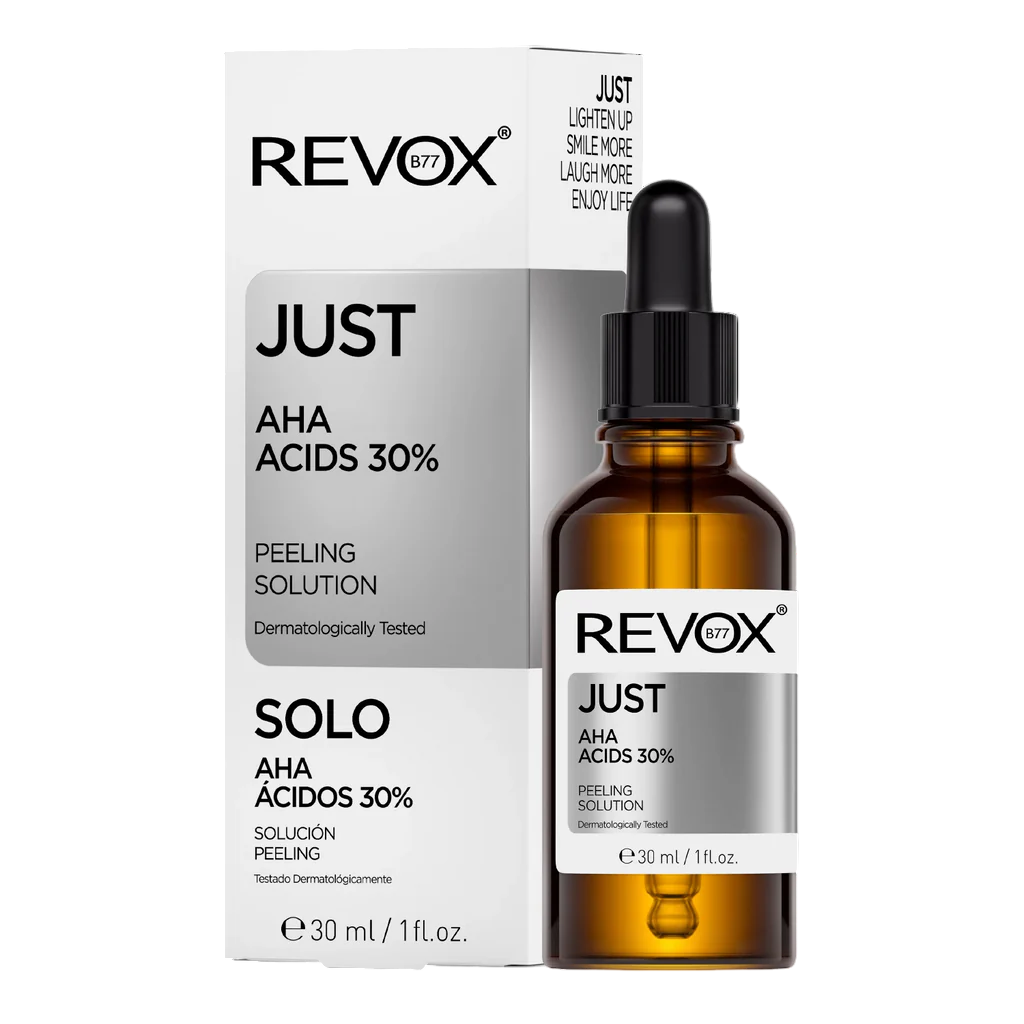 Revox B77, Just, AHA 30%, Exfoliating, Peeling Lotion, 30 ml