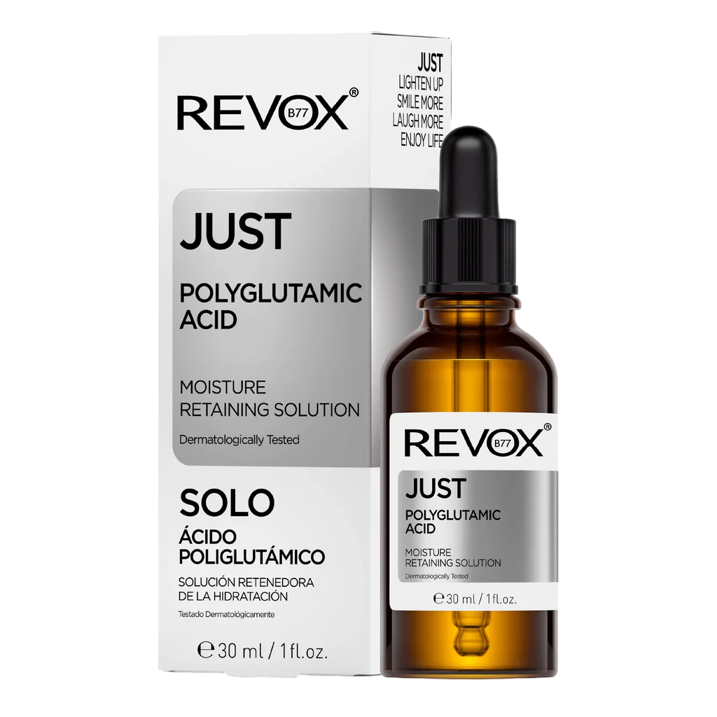 Revox B77, Just, Polyglutamic Acid, Moisturizing, Serum, For Face & Neck, 30 ml
