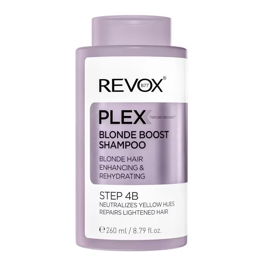 Revox B77, Plex Step 4B, Hair Shampoo, For Neutralisation Of Yellow Tones, 260 ml
