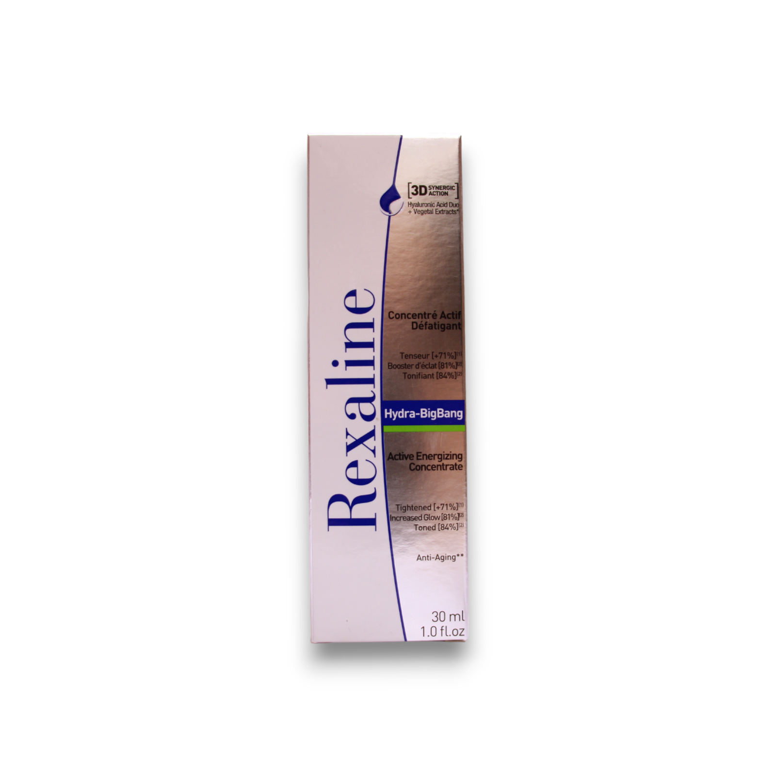 Rexaline, 3D Hydra Bigbang, Hyaluronic Acid, Revitalising, Day & Night, Serum, For Face, 30 ml