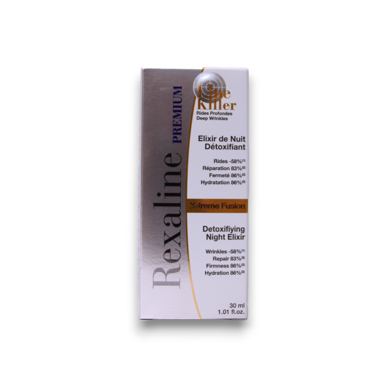 Rexaline, Line Killer X-Treme, Firmness & Anti-Wrinkle, Night, Serum, For Face, 30 ml