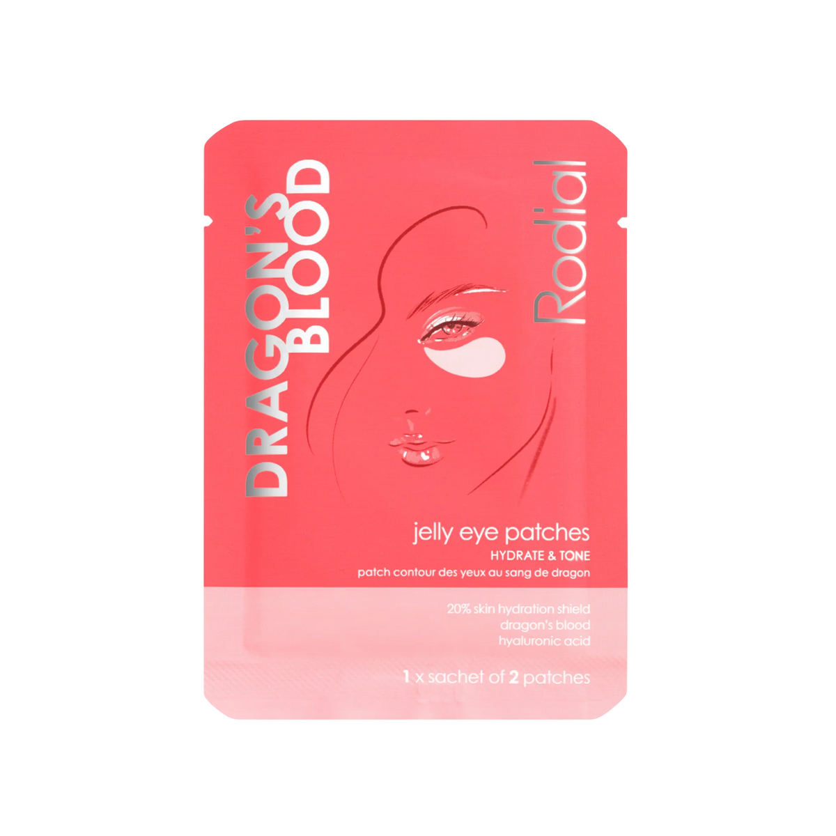 Rodial, Dragon's Blood, Hydrating, Eye Patch, 3 g