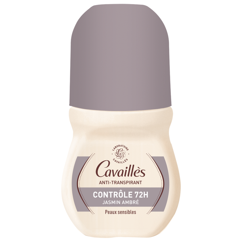 Roge Cavailles, Controle, 72h Protection, Jasmin Ambre, Deodorant Roll-On, For Women, 50 ml