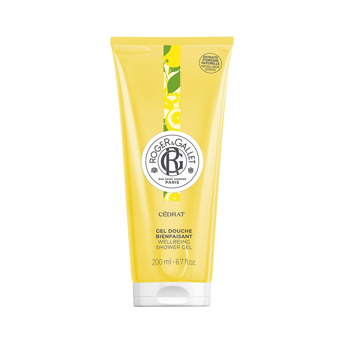 Roger & Gallet Cedrat velvære-brusegel 200 ml