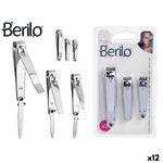 Negleklipper Berilo Silver Metal (12 enheder) produktemballage