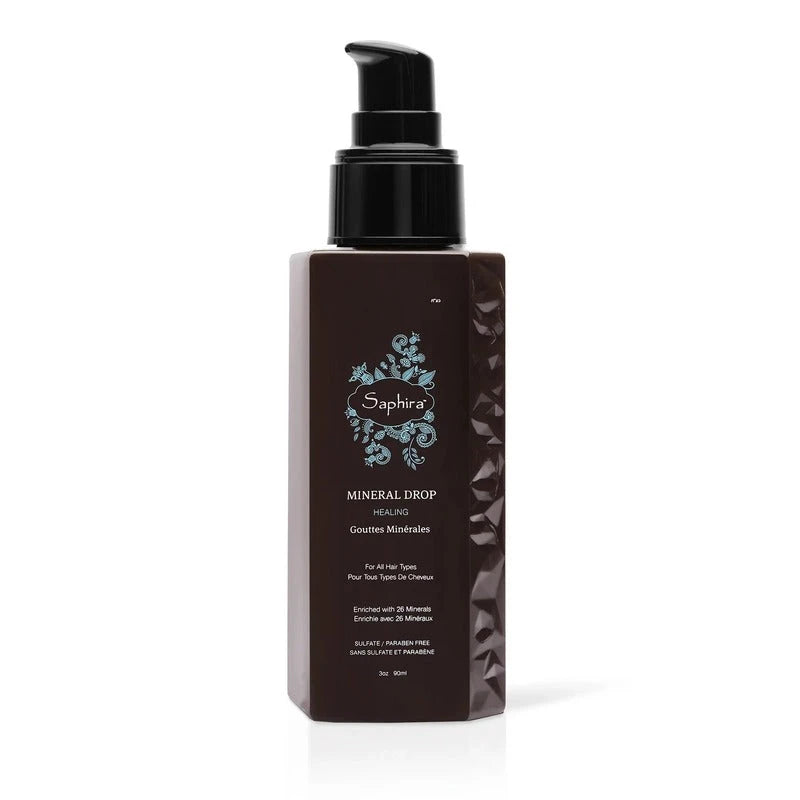 Saphira, Mineral Drop, Paraben-Free, Hair Serum, Anti-Frizz, 90 ml